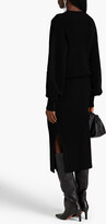 Thumbnail for your product : VVB Cutout ribbed wool midi dress