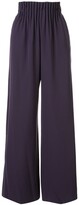 Thumbnail for your product : Emporio Armani Gathered-Waist Wide-Leg Trousers