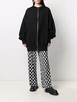 Thumbnail for your product : Barbara Bologna Oversized Logo Patch Hoodie
