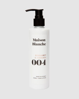Maison Blanche Handwash & Lotions - 004 Bergamot & Tobacco - Hand Lotion
