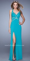 Thumbnail for your product : La Femme Cut Out Halter Long Dress
