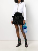Thumbnail for your product : Christopher Kane Velvet Frill Mini Skirt