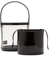 Thumbnail for your product : STAUD Bisset Leather & Pvc Bucket Bag - Black