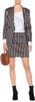 Thumbnail for your product : Jonathan Simkhai Striped belted skirt