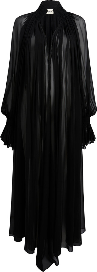 KHAITE Chiffon Maxi Dress