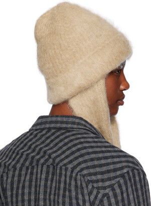 ジェニー着用★OPEN YY SCARF BEANIE OPEN YY Black Scarf Beanie | REVERSIBLE