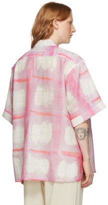 Jacquemus Pink La Chemise Vallena Short Sleeve Shirt