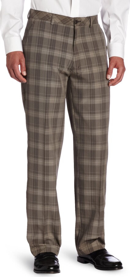 glen plaid mens pants