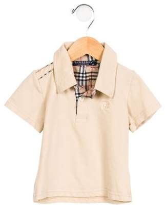 Burberry Boys' Embroidered Button-Up Shirt