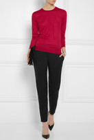 Thumbnail for your product : Stella McCartney Vivian wool-twill tapered pants