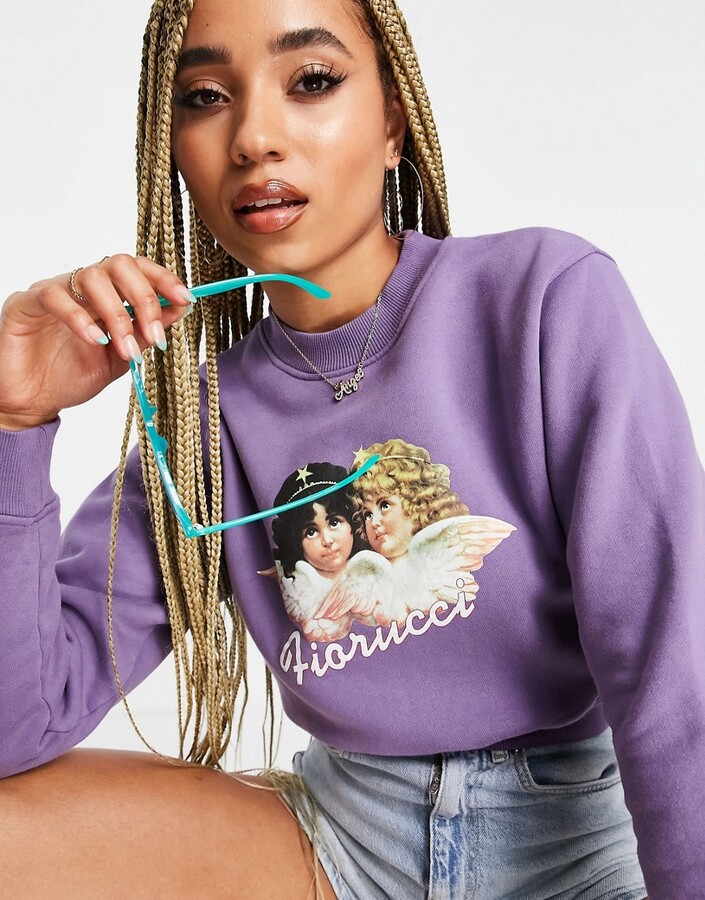 fiorucci lilac sweatshirt