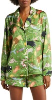 Thumbnail for your product : Karen Mabon Zodiac Green Short Pajamas