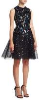 Thumbnail for your product : Elie Saab Sequin Embellished Tulle Dress