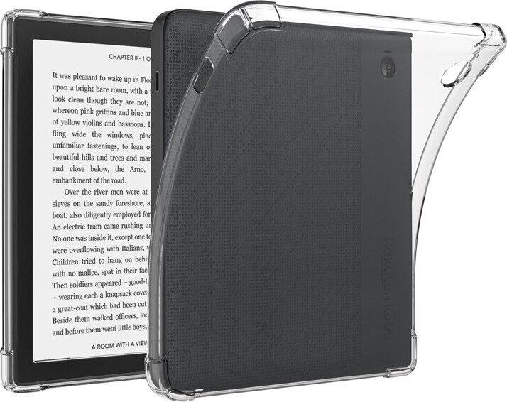 sherrytree Shockproof Soft TPU Cover For Kobo Clara 2E HD Colour BW Nia 6.0 2024 Libra 2 H2O 7.0 Clear Protective Skin Case