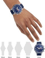 Thumbnail for your product : Chopard Classic Racing Mille Miglia GTS Azzurro Chrono Stainless Steel & Leather Strap Watch