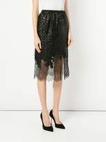 Thumbnail for your product : Robert Rodriguez Studio lace hem skirt
