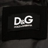 Thumbnail for your product : Dolce & Gabbana Burgundy Lamb Leather Rib Knit Trim Jacket M
