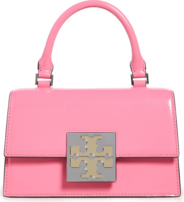 Tory Burch Trend Spazzolato Mini Top-Handle Bag - ShopStyle