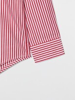Thumbnail for your product : Ralph Lauren Kids Striped Embroidered-Logo Shirt