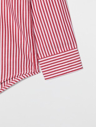 Ralph Lauren Kids Striped Embroidered-Logo Shirt