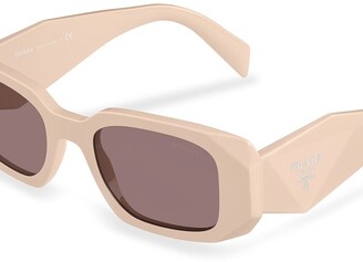 Prada Eyewear Oversized rectangular-frame Sunglasses - Farfetch