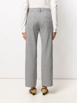 Thumbnail for your product : Derek Lam 10 Crosby Gingham Flared Trousers