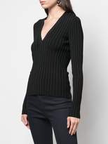 Thumbnail for your product : Veronica Beard ribbed v-neck top