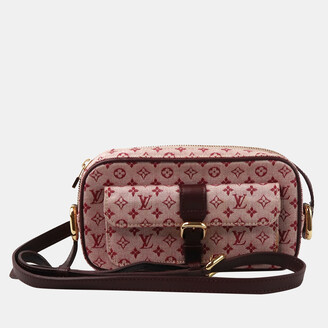 Louis Vuitton Red Canvas Monogram Mini Lin Juliette Crossbody Bag