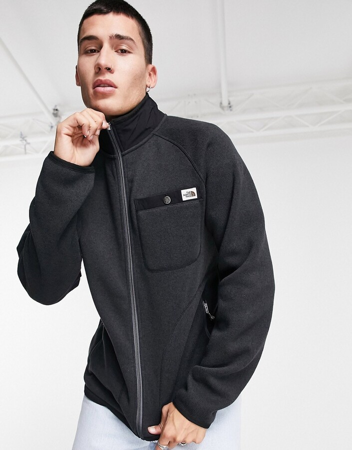 The North Face Gordon Lyons full-zip fleece in black - ShopStyle Activewear