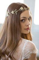 Thumbnail for your product : Brides & Hairpins Atiena Embellished Floral Motif Halo & Sash