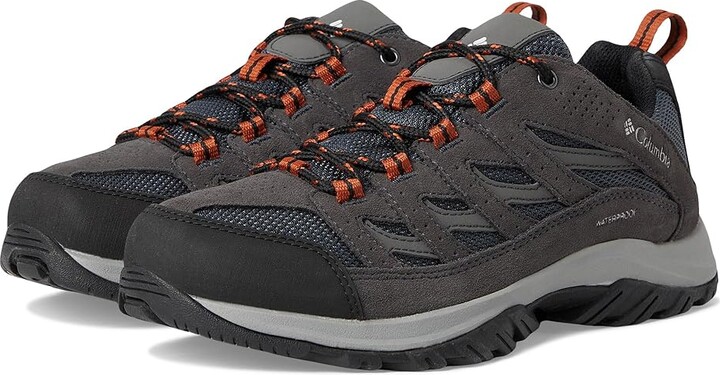 Columbia Crestwood Waterproof Men's Shoes Graphite/Dark Adobe 1 : 14 D - Medium Suede/Textile