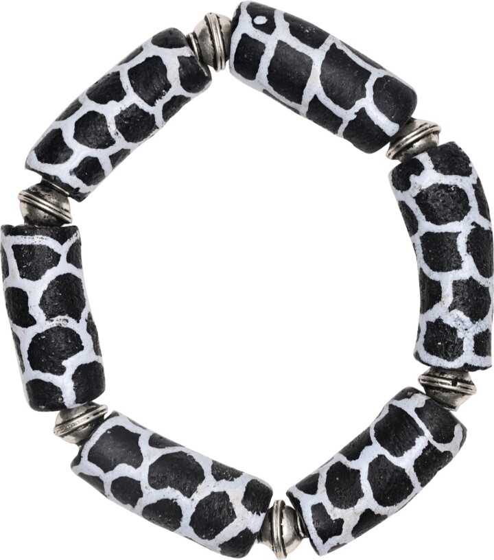 Binibeca Design Women's Binibeca Black White Animal Print Krobo
