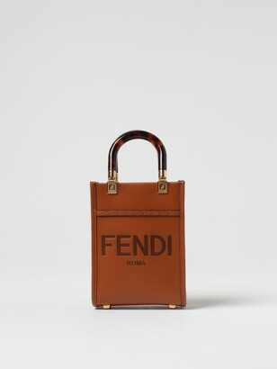 Fendi C'mon Mini bag in leather with FF monogram - ShopStyle