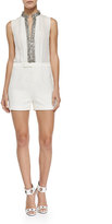 Thumbnail for your product : Haute Hippie Sleeveless Jumpsuit W/ Embellished Neckline