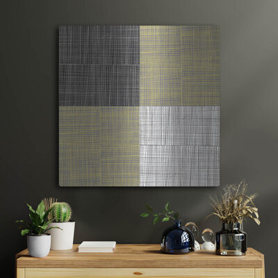 'High Noon Squareup' by Cheryl Warrick Metal Wall Art