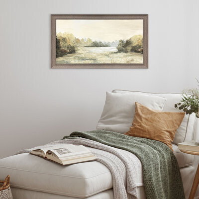 Lark Manor Quiet Valley Non-Glass Framed Art