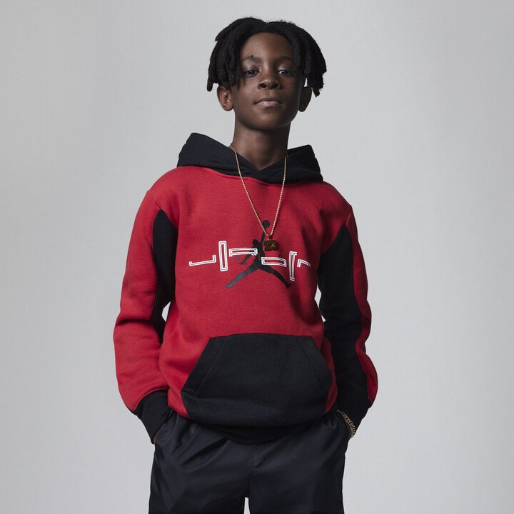 Jordan Air 11 Varsity Pullover Hoodie Big Kids' Hoodie in Red - ShopStyle  Boys' Sweatshirts