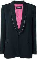 Thumbnail for your product : DSQUARED2 sequin frayed lapel blazer