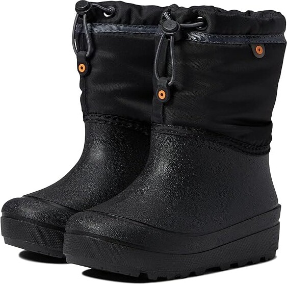 Bogs Snow Shell Boot-Solid (Toddler/Little Kid/Big Kid) Kid's Shoes Black 1 : 4 Big Kid M, Textile/Synthetic