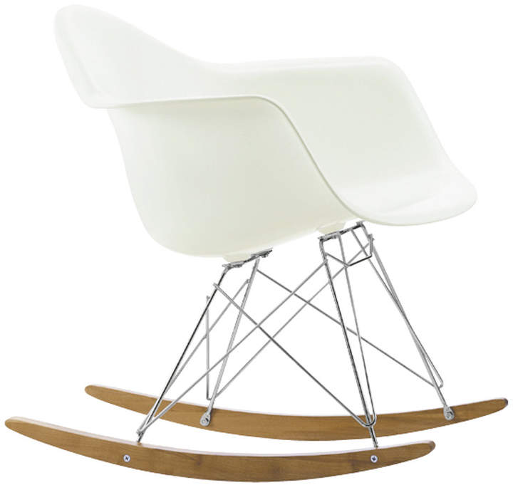 Vitra White Rocking Chair
