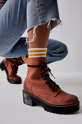 Dr. Martens Leona Platform Ankle Boots - ShopStyle