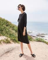 Thumbnail for your product : Joan Vass Long-Sleeve Crewneck Interlock Shift Dress