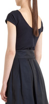 Thumbnail for your product : Akris Punto Scoop-Back Jersey Top