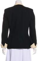 Thumbnail for your product : Christian Dior Wool Structured Blazer