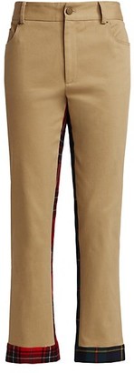 women's mid rise khaki pants