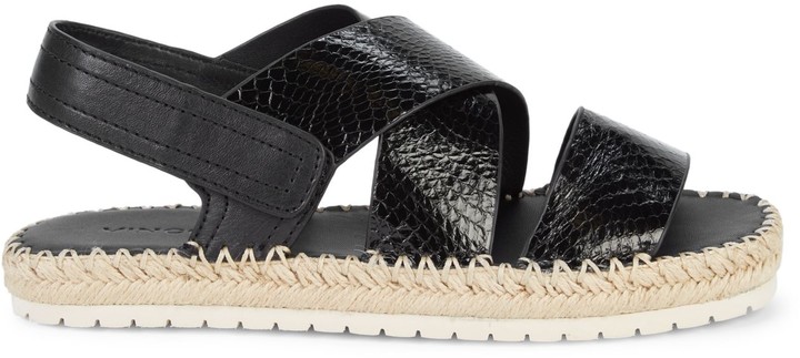 snakeskin espadrille sandals