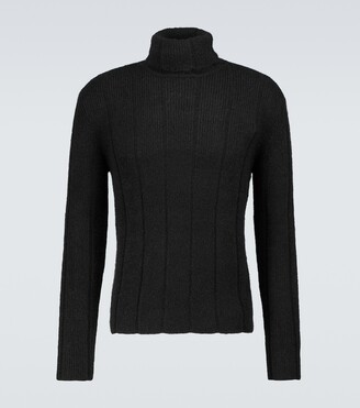 Saint Laurent Mohair-blend turtleneck sweater