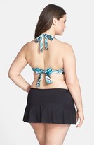 Thumbnail for your product : Becca Etc 'Mayan' Ruffle Bikini Top (Plus Size)