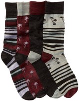 Thumbnail for your product : Lucky Brand Assorted Socks - Pack of 4