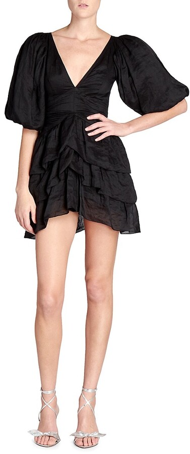 Isabel Marant Jaekia Ruffle Tiered Puff 